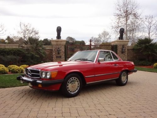 1987 mercedes benz 560sl*excellent condition*soft/hard top*new tires* much more!