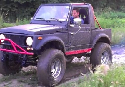 Suzuki samurai fully street legal rock crawler jeep