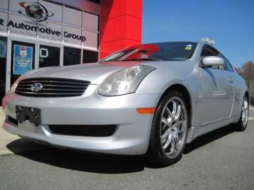 07 g35 coupe 6 speed only 59k miles alloys htd seats roof $0 down $297/month!