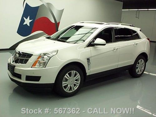 2011 cadillac srx lux collection pano roof dual dvd 29k texas direct auto