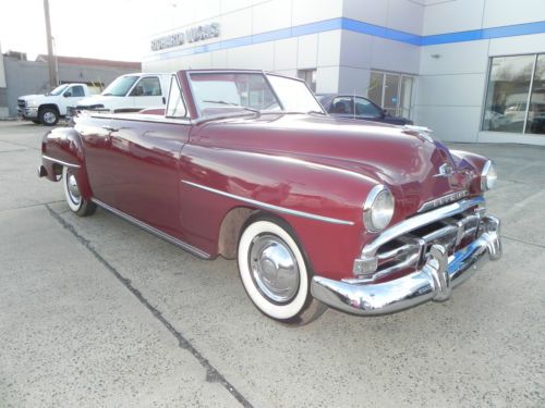 &#039;51 plymouth cranbrook convertible only 20,732 miles. nice! power top no reserve