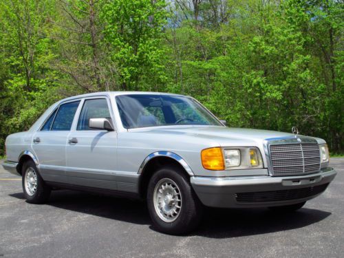 1985 mercedes 280se rare euro model, low miles, clean, cold a/c, s-class