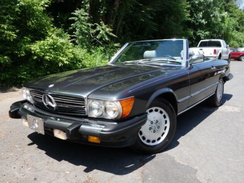 Mercedes benz sl560 roadster hard top convertible leather no reserve