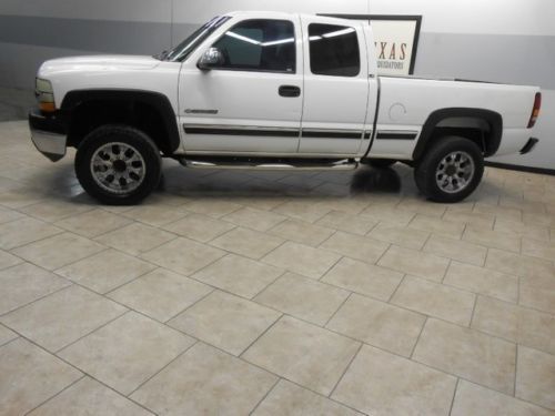 02 silverado 2500 3/4 ton 2wd lifted extended cab we finance texas