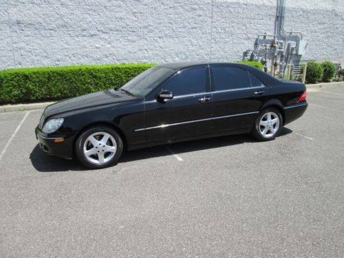04 mercedes s430 not s500 leather moonroof heated seats navigation black