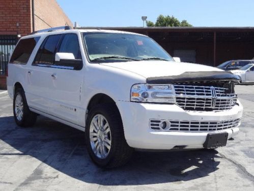2011 lincoln navigator l 4wd damaged salvage loaded runs! priced to sell l@@k!!