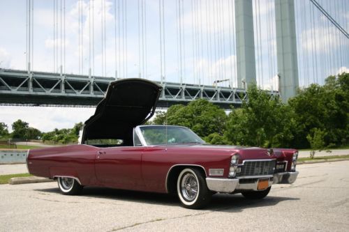 1968 classic coupe cadillac deville convertible power locks white wall tires