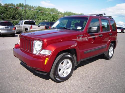 2009 liberty trail rated auto 3.7l v6 4wd esp towing pkg cd mp3 red 92k