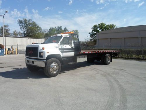 1996  gmc wrecker tow truck turbo diesel 8.6 6 speed 26ft bed,,,,,,,,,