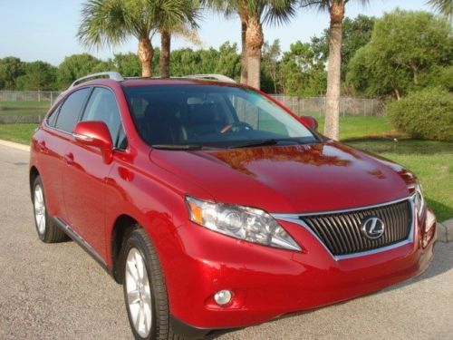 2011 suv used gas v6 3.5l/211 6-speed automatic  fwd leather red