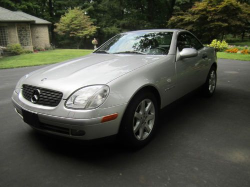 1999 slk 230 convertible 2.3l supercharged engine sport package 5-speed manual