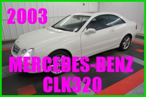 2003 mercedes-benz clk320 3.2l v6  coupe leather luxury loaded premium 60+photos