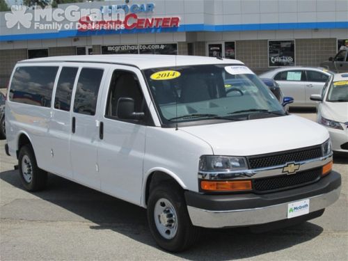 2014 van used- 6.0l v8, automatic 6-speed, rwd, white