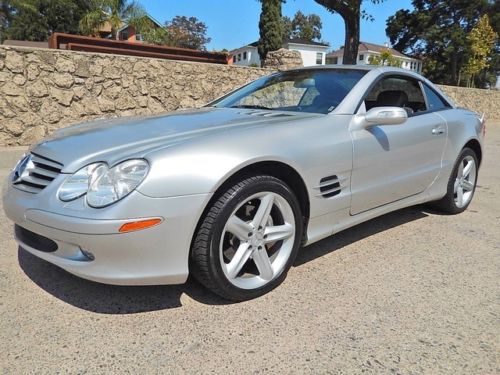 2004 sl500 5.0 liter v8 heated seats navigation 2 calif. owners clean carfax