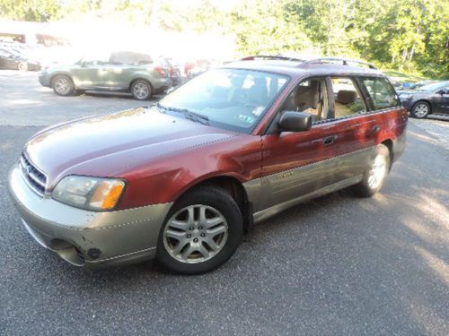 2002 SUBARU OUTBACK NO RESERVE LOOKS AND RUNS GREAT,, image 1