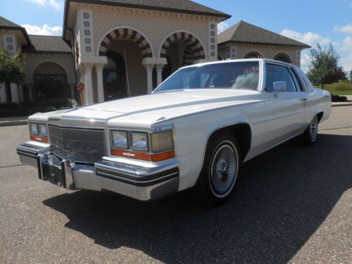 1983 cadillac deville  coupe 2-door 4.1l rust free winter stored 2 owner 68k mi
