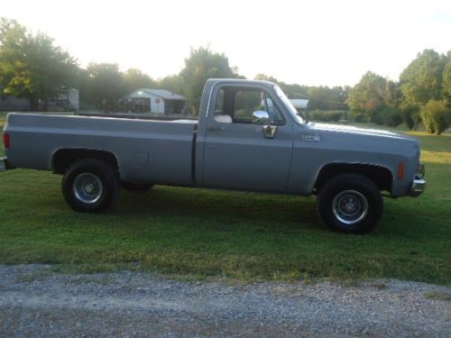 I have a nice 1980 chevy long bed 4x4 new tires new motor just about everthing i