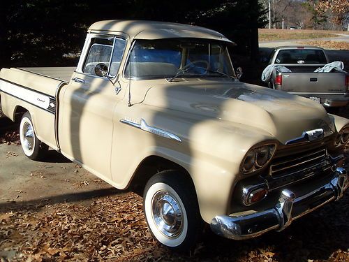 1958 chevrolet cameo pick up frame off restored