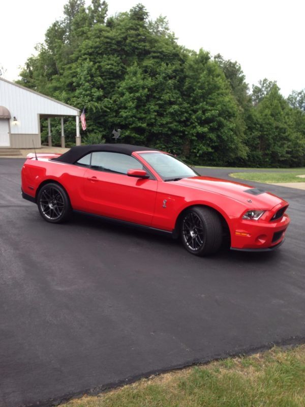 2012 Ford Mustang GT 500 Convertible, US $9,840.00, image 1