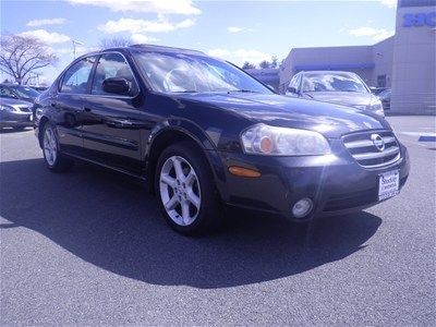 02 nissan maxima gle v6 leather sunroof no reserve