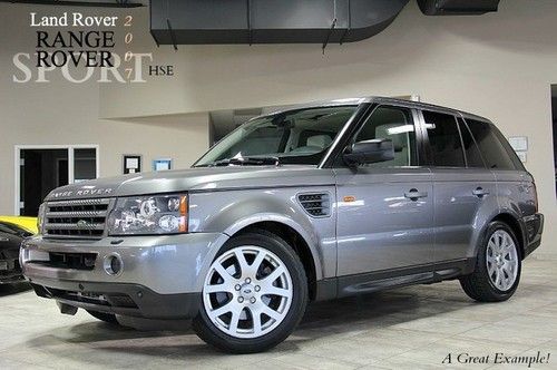 2007 land rover range rover sport hse stornoway grey / ivory cold climate loaded