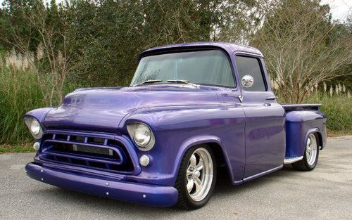Custom 1957 chevy pick up frame off resto! zz4 crate motor turbo 350 incredible!