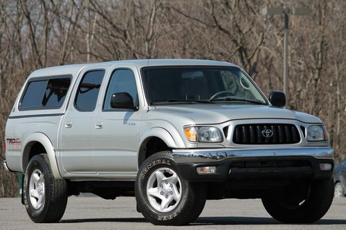 2003 toyota tacoma double cab 4x4 v6 trd off-road leer cap clean carfax sharp!