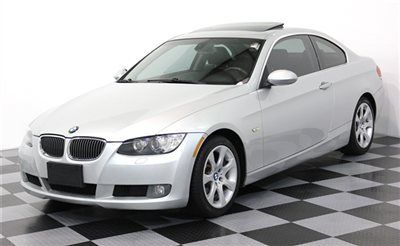 Coupe navigation sport package bmw certified 328xi awd silver navi leather roof