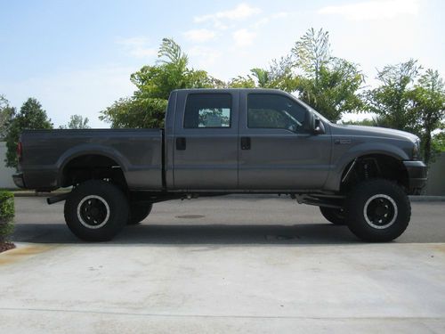 7.3l powerstroke + 8" coilover/air bag suspension + 37" tires + 400 hp = awesome