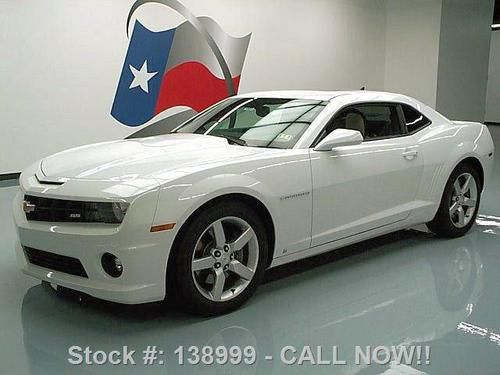 2010 chevrolet camaro ss sunroof htd leather spoiler 8k texas direct auto