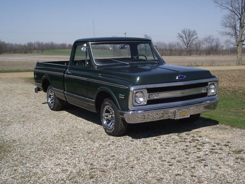 1969 chevy c-10 short bed restomod restored southern truck with no rust