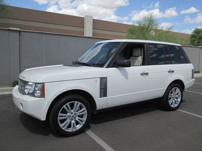 2009 white 4x4 4wd supercharged v8 leather navigation sunroof miles:39k suv