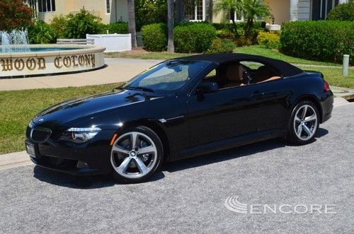 2009 bmw 650i convertible**sport pack**comfort access**satellite**xenon**