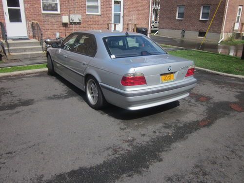 2001 bmw 740il sport e38 titanium silver with black interior