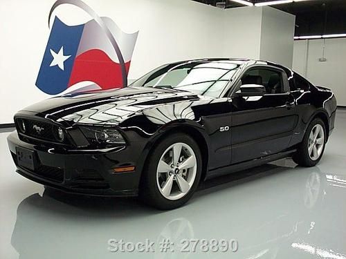2013 ford mustang gt 5.0 sync pkg 6-speed leather 6k mi texas direct auto