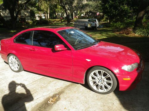 2004 bmw 330ci coupe 2-door 3.0l with zhp performance pkg 6speed manual