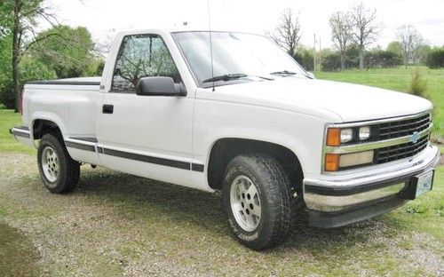 1989 chevy scottsdale sportside truck, step side, 350ss, 350, auto, 2wd, ss