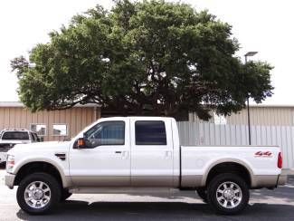 2008 white king ranch 6.4l v8 4x4 off road navigation sirius heated cruise