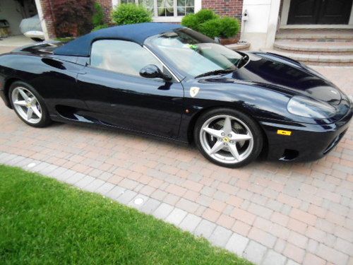 2001 ferrari 360 spider - f1 - rare azzaro blue