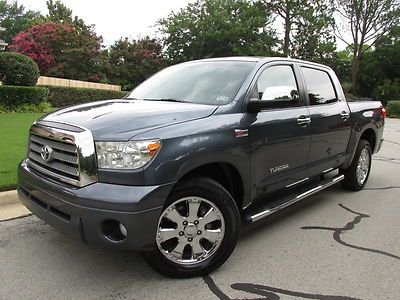 2007 tundra limited crewmax tss sport series 1-owner leather heated seats
