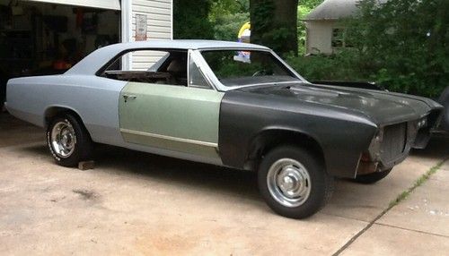 1967 chevelle 2 door hard top completely rust free project car