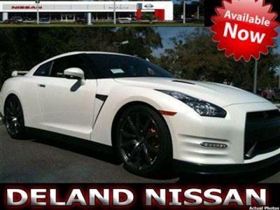 New 2014 nissan gtr premium pearl white w/black leather &amp; navigation *we trade*