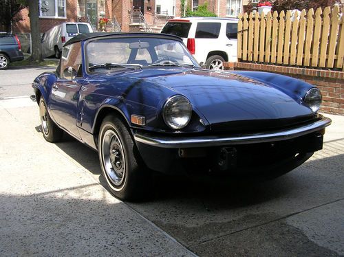 1973 Triumph Spitfire 1500 convertible classic roadster in very good condition, US $4,100.00, image 1