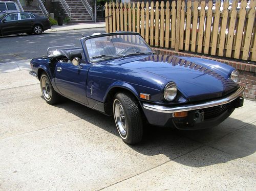 1973 Triumph Spitfire 1500 convertible classic roadster in very good condition, US $4,100.00, image 3