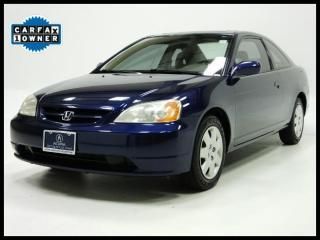 2002 honda civic ex 2dr coupe automatic cruise control one owner