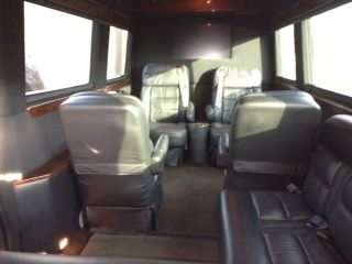 Sprinter limo coach, 10 passenger, black