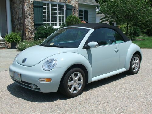 2005 beetle convertible gls 1.8l turbo 13,695 miles!