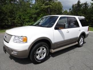 Ford : 2004 expedition eddie bauer 4x4 pwr 3rd row roof 47k orig mi 1owner mint!