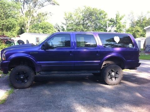 Sell Used 2001 Ford Excursion Limited Pavo Purple Tons Of
