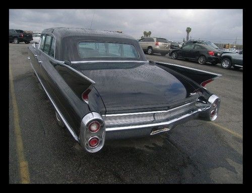 Rare 1960 cadillac fleetwood 75 sedan limo great california cond.fins 42kmi low$